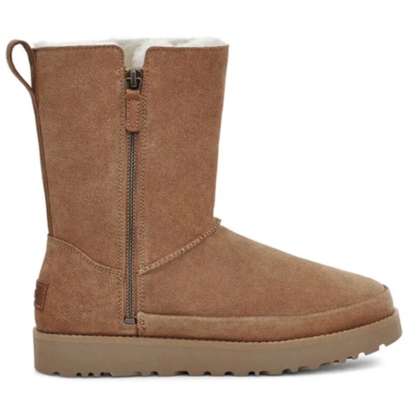 UGG WMNS Classic Zip Short Stiefel Boot - Picture 3 of 16